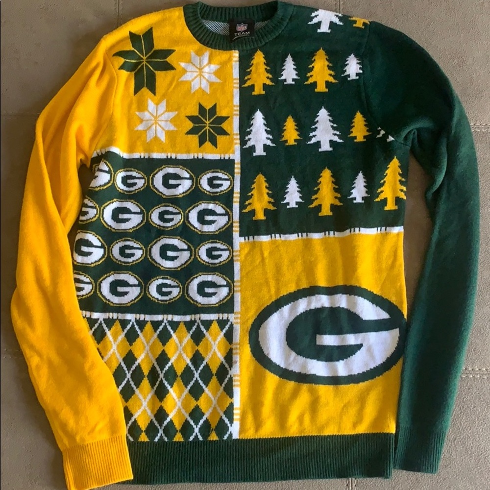 Green Bay Packers NFL Christmas apparel sweater